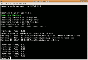 Scan which inputs to database